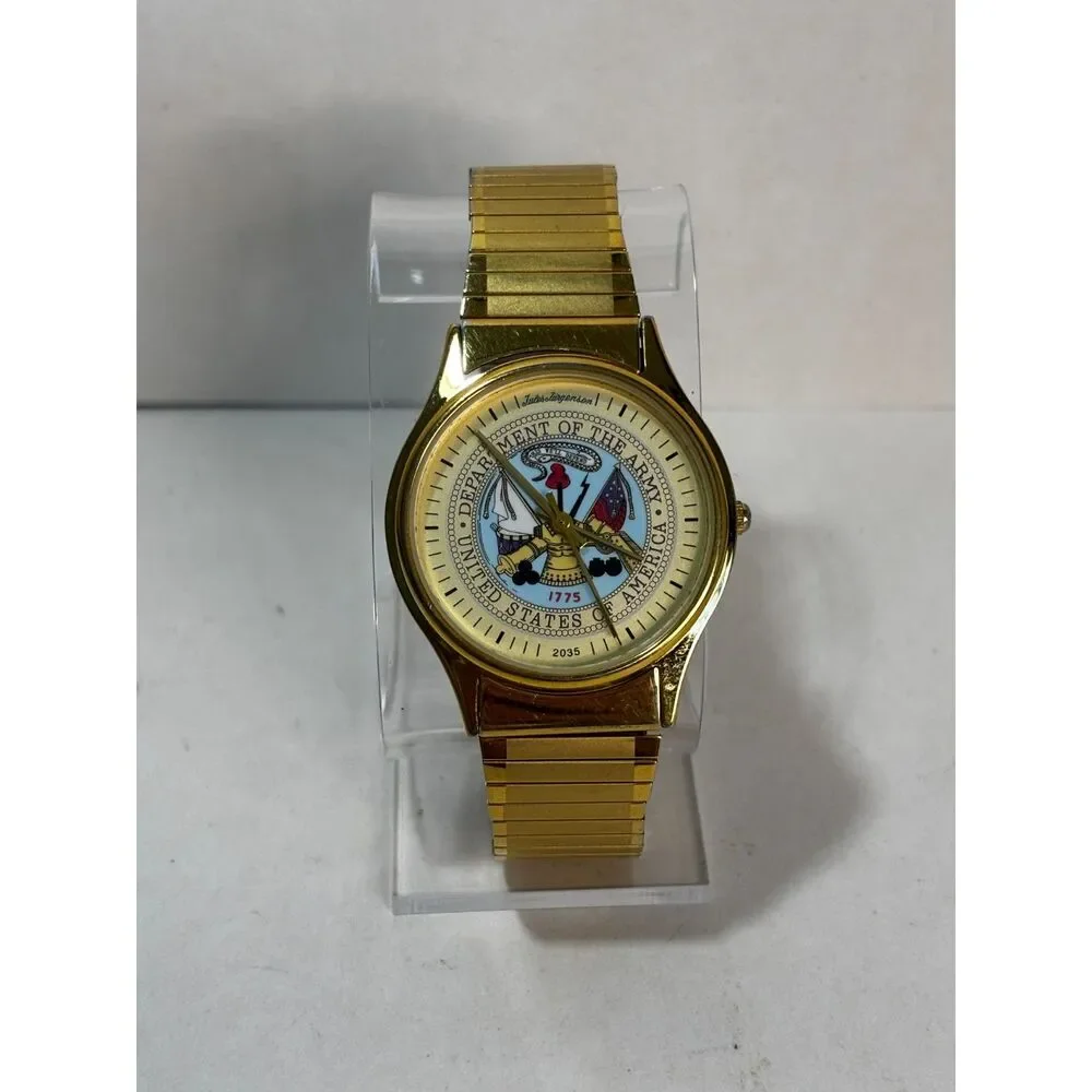 VTG Jules Jurgensen Quartz US Dept of Army men's watch, working